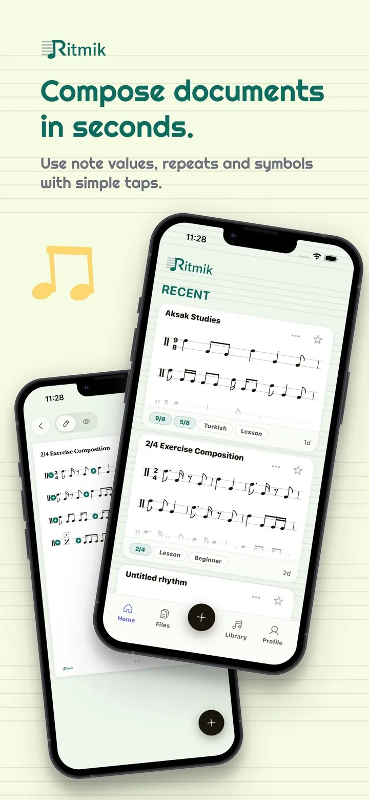 Ritmik store screenshot: Compose documents in seconds