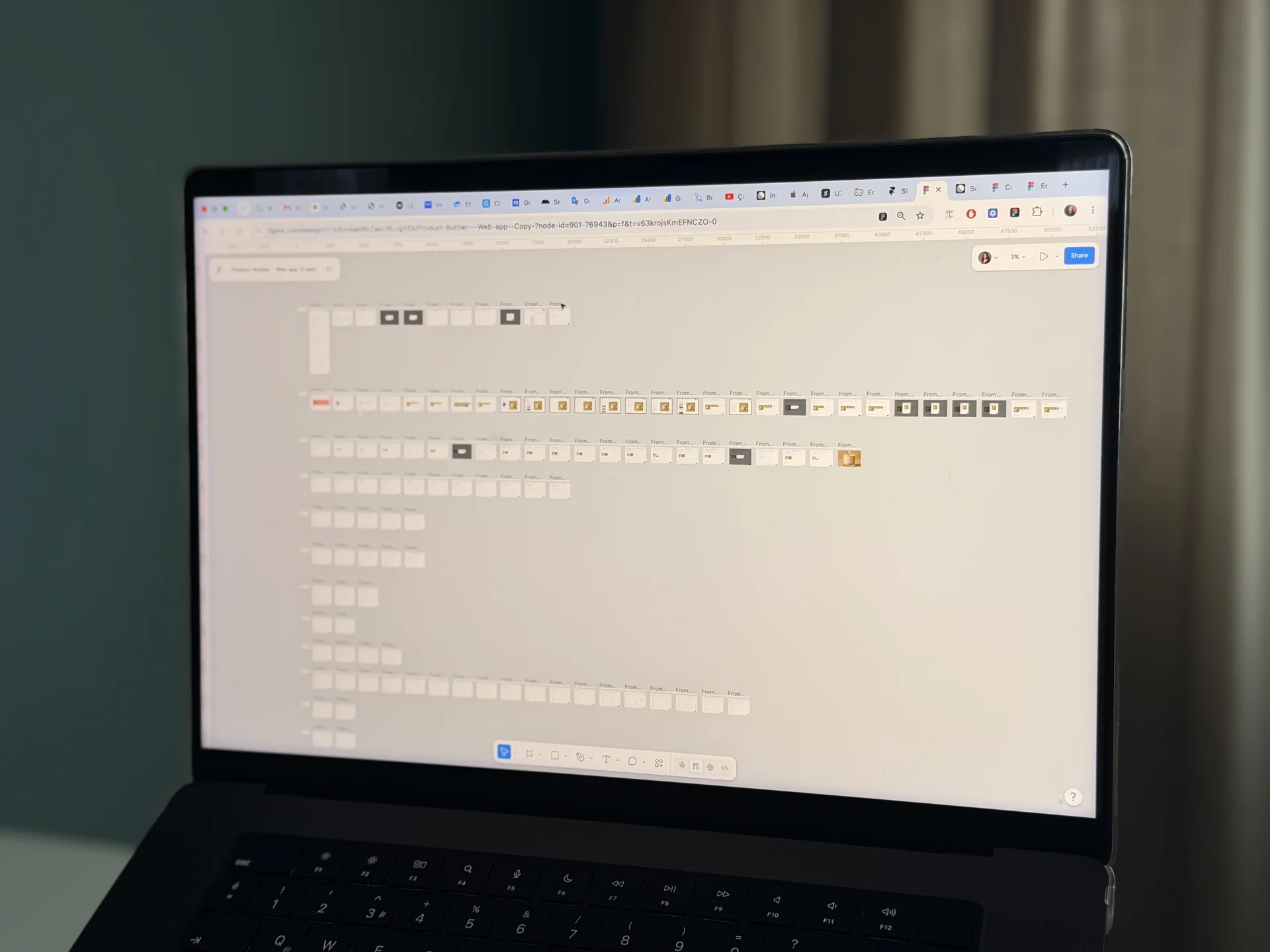 Product design deliverables on a laptop