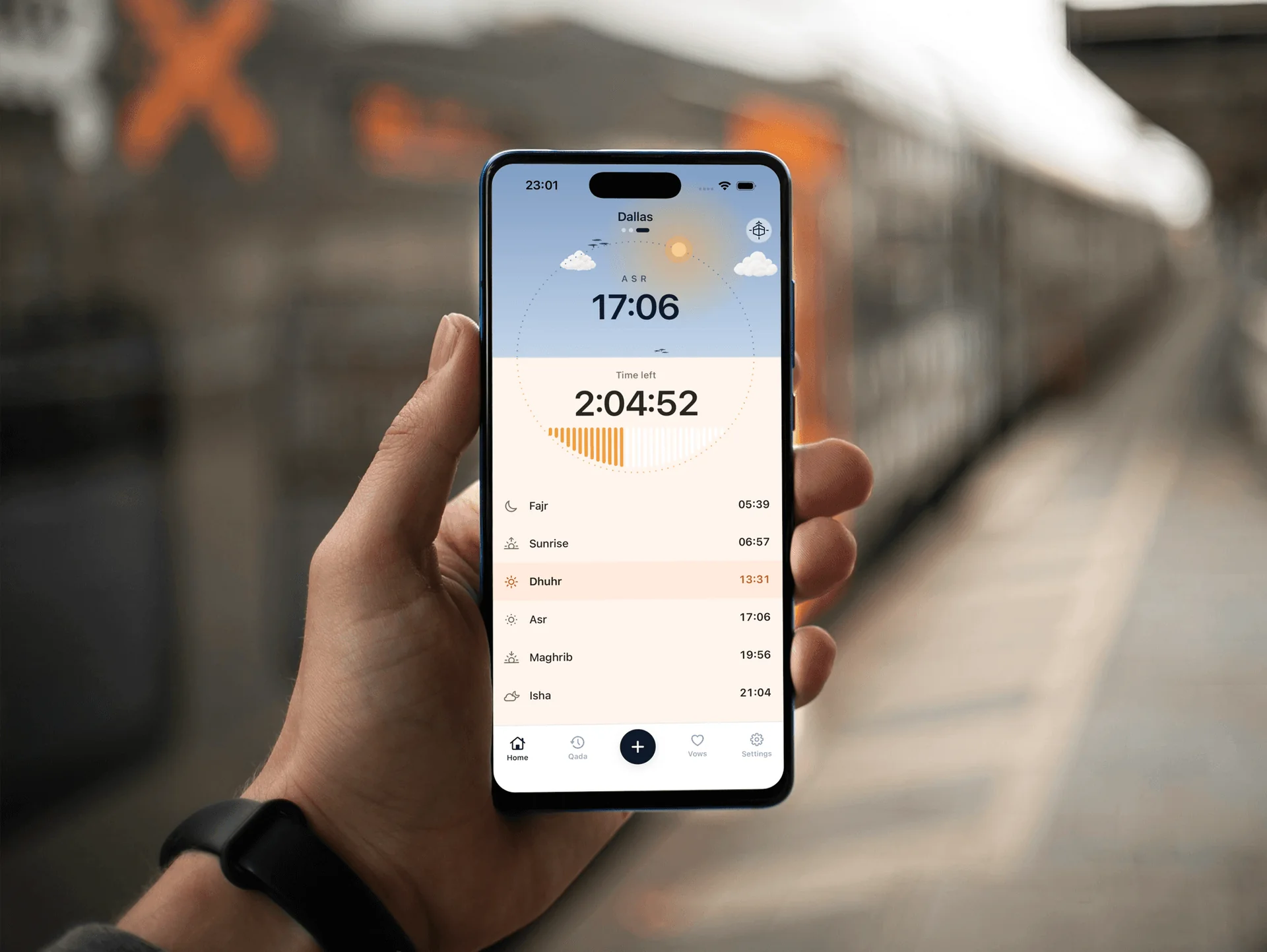 Mobile app for tracking daily prayers and progress